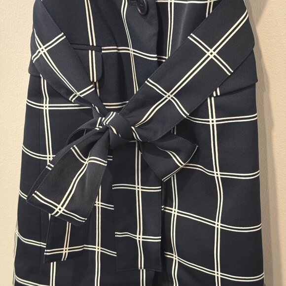 J. CREW 365 French Girl Windowpane Vest Blazer - Size 2 - Picture 5 of 7